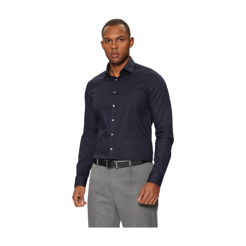 Calvin Klein twill easy care slim overhemd nachthemel heren 41