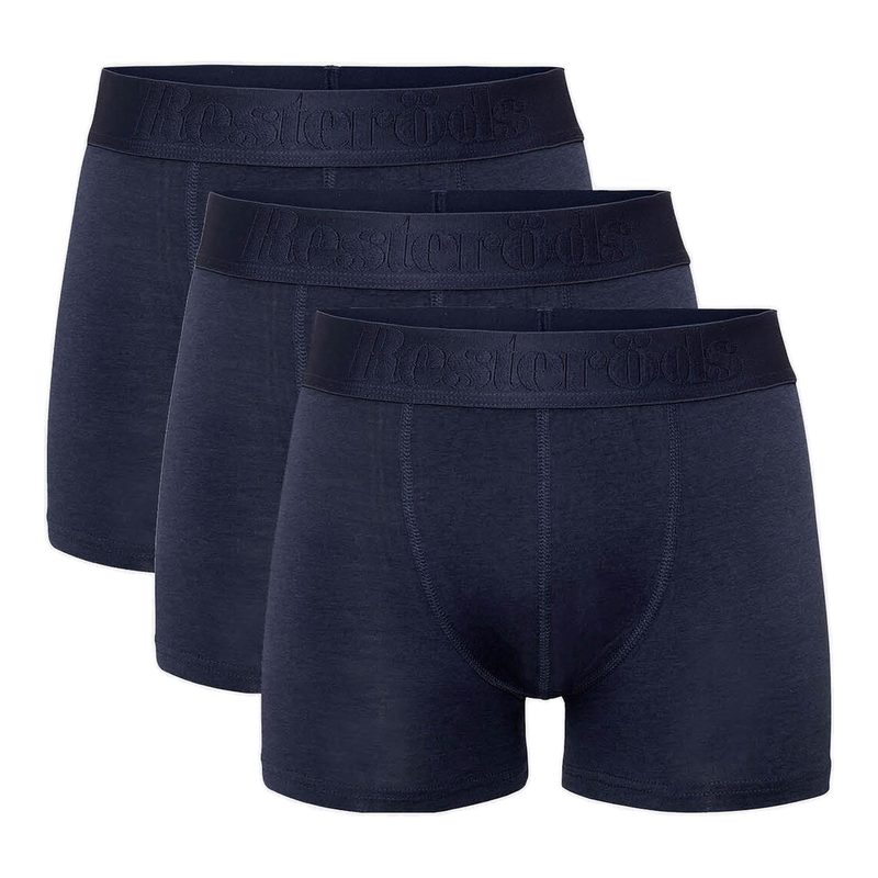 Resteröds RTGunnar Bambusfaser-Unterwäsche 3er-Pack, Marineblau, Größe 2XL