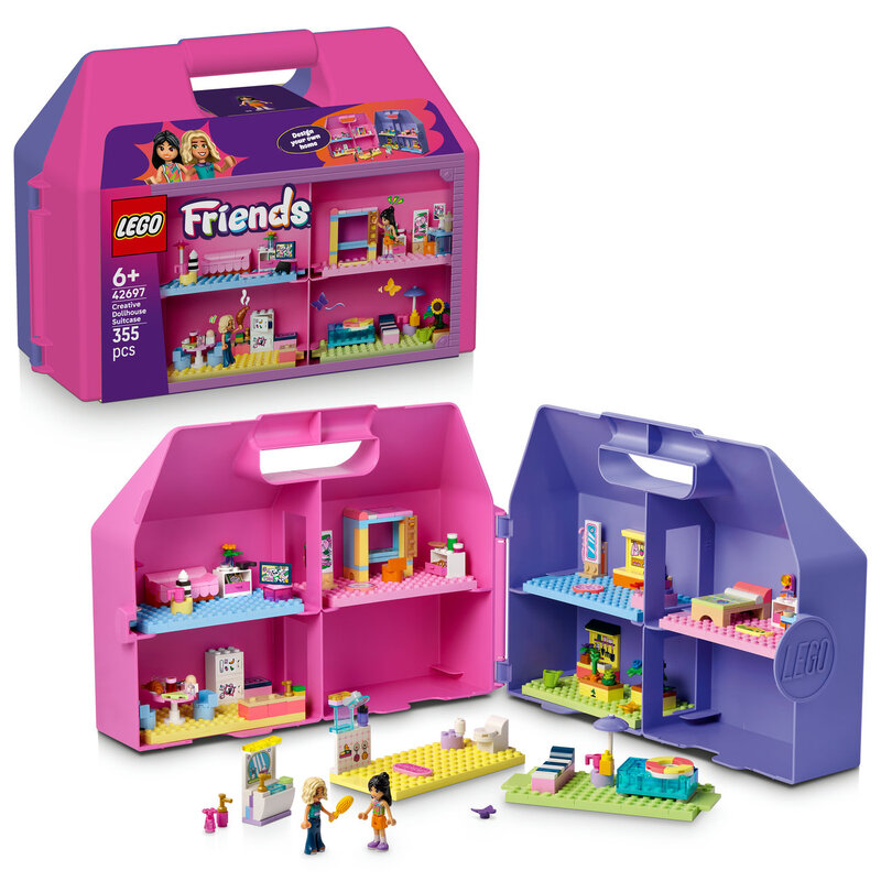 LEGO Friends 42697 Creatieve poppenhuiskoffer