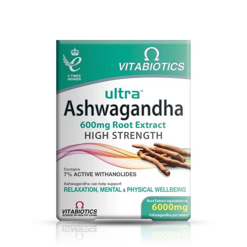 Vitabiotics Ultra Ashwagandha Stress Support Tablets - 30 Tablets