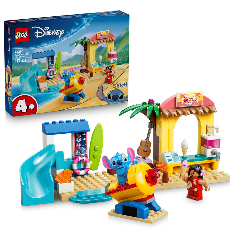 LEGO Disney Classic 43280 Strandplezier met Lilo en Stitch