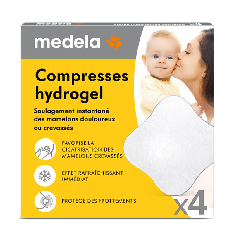 MEDELA - Compresses hydrogel, lot de 4