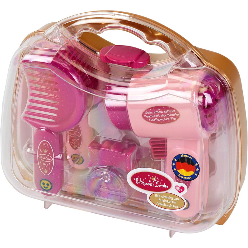 Hairdressing Case with Hairdryer and Styling Accessories