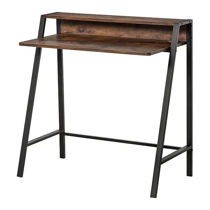 Desk Writing Rustic Brown/White