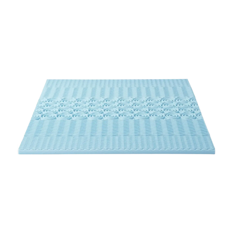EGO HOME Topper 140 x 200 cm, 6 cm Hoog, 7-Zones Matrastopper van Schuim, CertiPUR EU Gekeurd, Matrastopper 140 x 200 cm Zonder Hoes voor Opklapbed, Matrassen, Sofa Bed