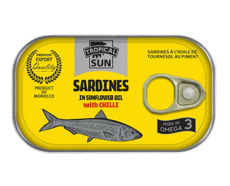 Sardines In Sunflower Oil With Chilli