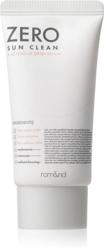 rom&nd ZERO SUN CLEAN 02 Hautaufheller