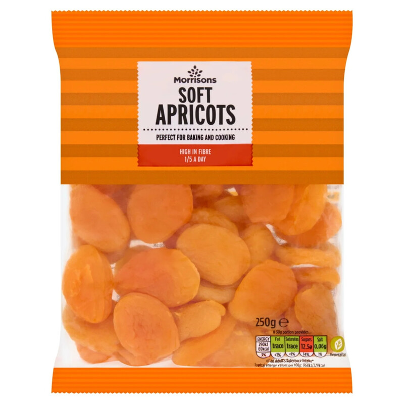 Morrisons Soft Apricots 250G