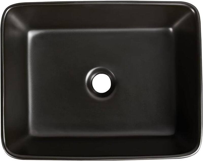 Bathroom Sink Basin, Rectangular Bathroom Vessel Basin, Ceramic Cloakroom Hand Wash B