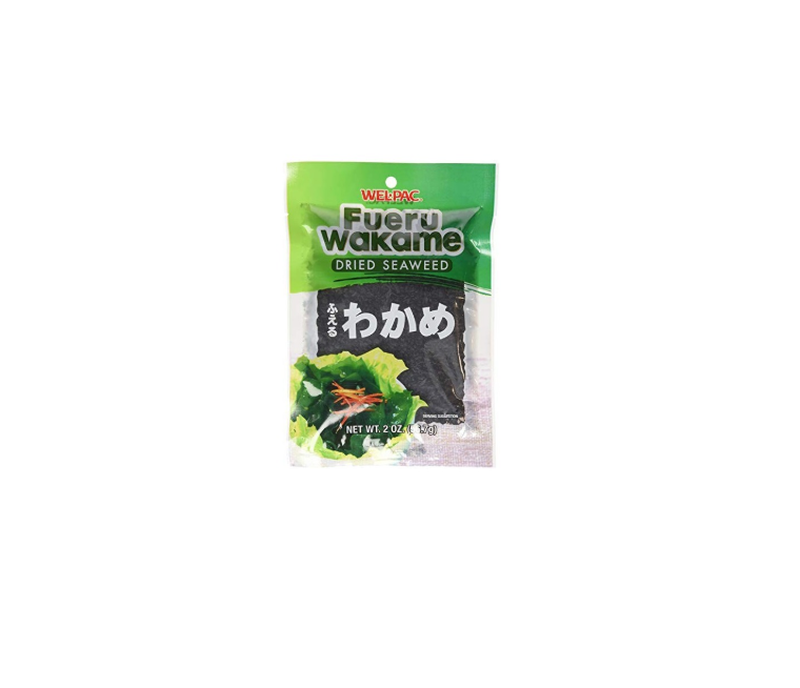 WP FUERU WAKAME Seaweed - 2oz (56.7g) Premium Dried Organic Wakame for Salads & Soups