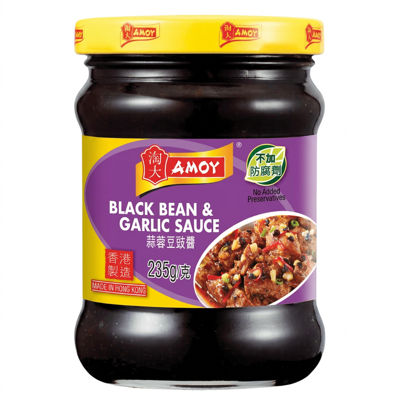 Amoy Black Bean and Garlic Sauce 235g