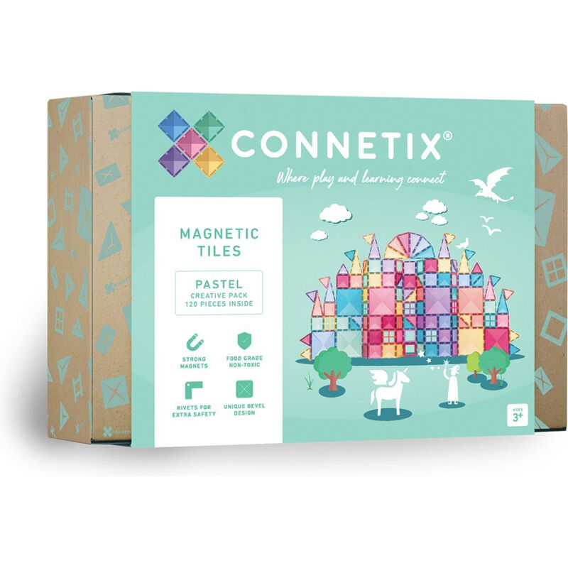 Connetix - Pastel Creatieve Set 120 Stuks (CT-P-00120-CR)