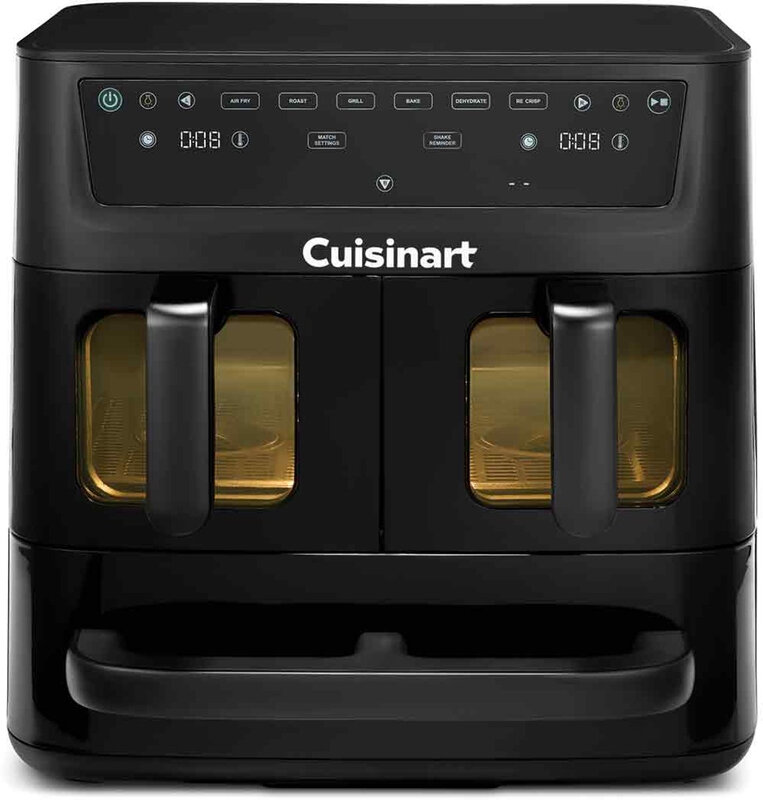 Cuisinart AFT13XBLE Tri-Zone airfryer 13,2 L, zwarte afwerking met zichtvenster