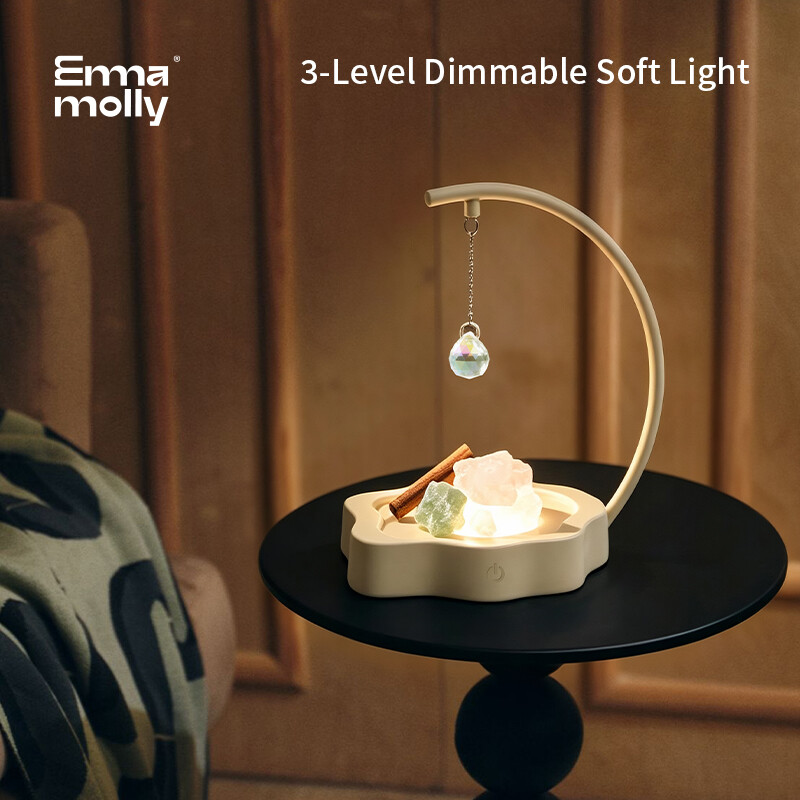 Emma Molly Cloud Sleep Kristalsteen Aroma Diffuser Geschenkdoos met 2 Essentiële Oliën