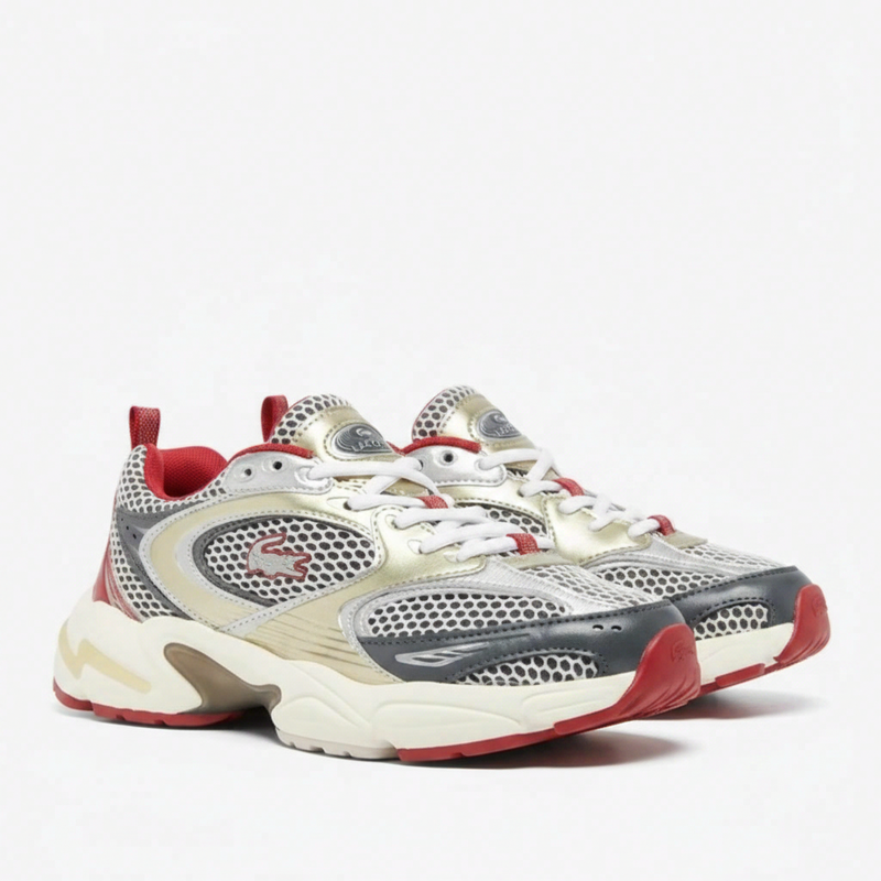 LACOSTE storm 96 2K 125 5 SFA rood/gebroken wit maat 39