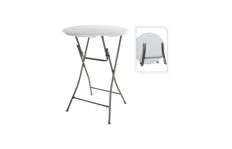 Rundes klappbares Whiteboard 80 x 110 cm - Weiß