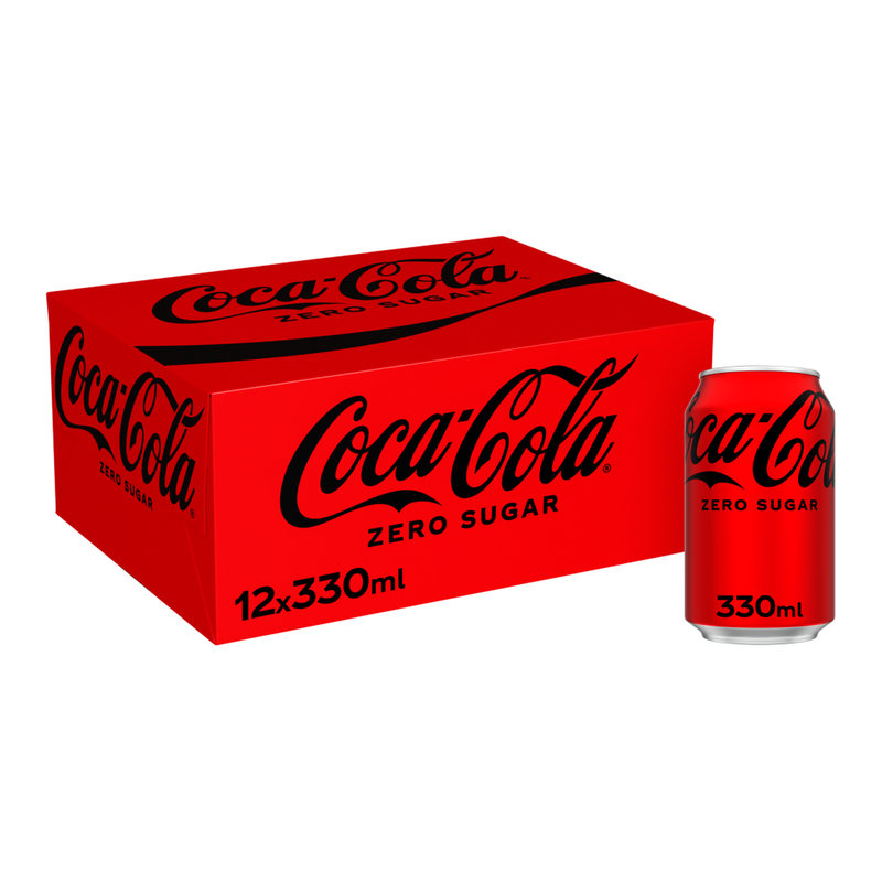 Coca-Cola Zero Cans 12X330ml
