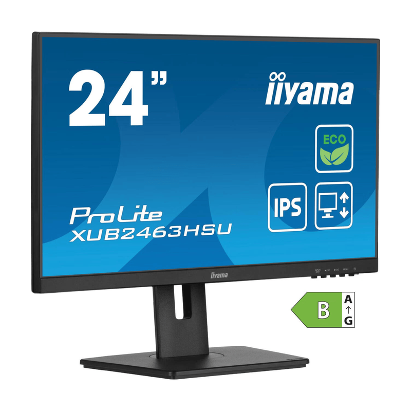 iiyama ProLite 60,5 cm IPS Full HD-monitor, B-energieklasse, zwart