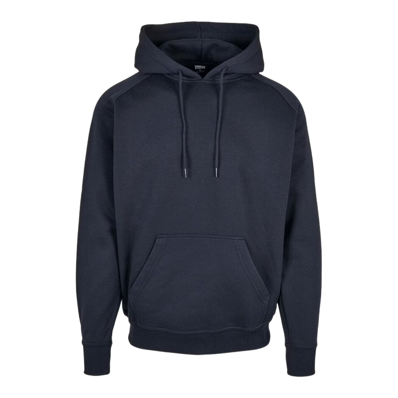 Urban Classics Sweat À Capuche Uni Bleu Marine