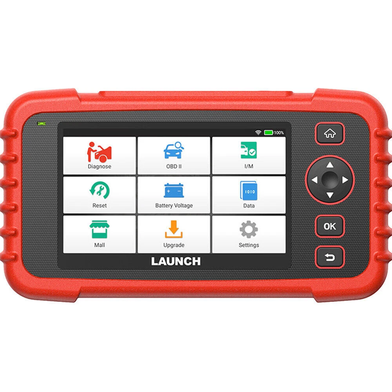 LAUNCH CRP123X V2.0 OBD2 Diagnosegerät für Motor Getriebe ABS und Airbag mit 7 Servicefunktionen AutoVIN WLAN und Lebenslangen kostenlosen Updates