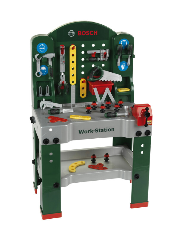 Theo Klein 8580 Établi Bosch 44 pièces avec fonction d'apprentissage 61 cm x 44 5 cm x 101 cm dès - vue 3