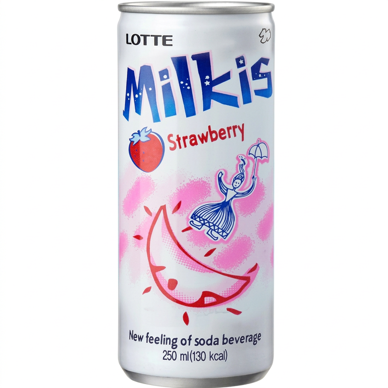 Lotte Milkis Strawberry Soda 250ml