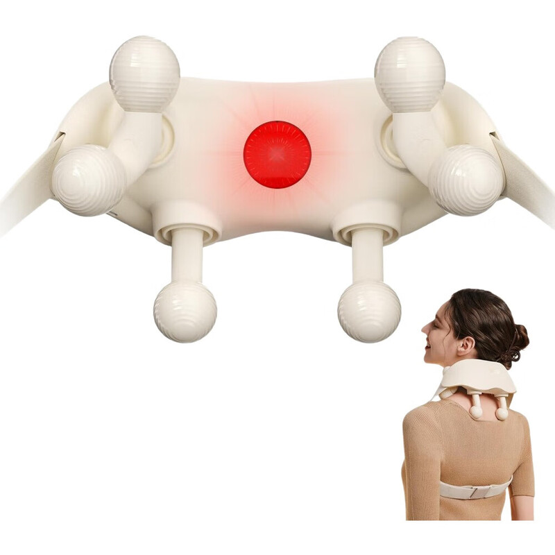 HS500-2 Neck&Shoulder Massager Rotation Kneading & Red Light Moxibustion Gift for lov