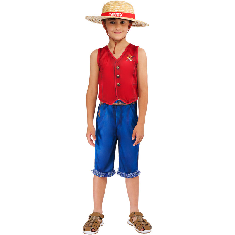 Monkey D.Luffy Dress Up Costume 5-6 Years