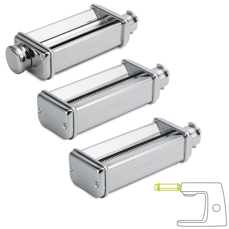 Kit Pasta Expert KENWOOD MAX980ME – 3 Accessoires, Compatible Robots - vue 1