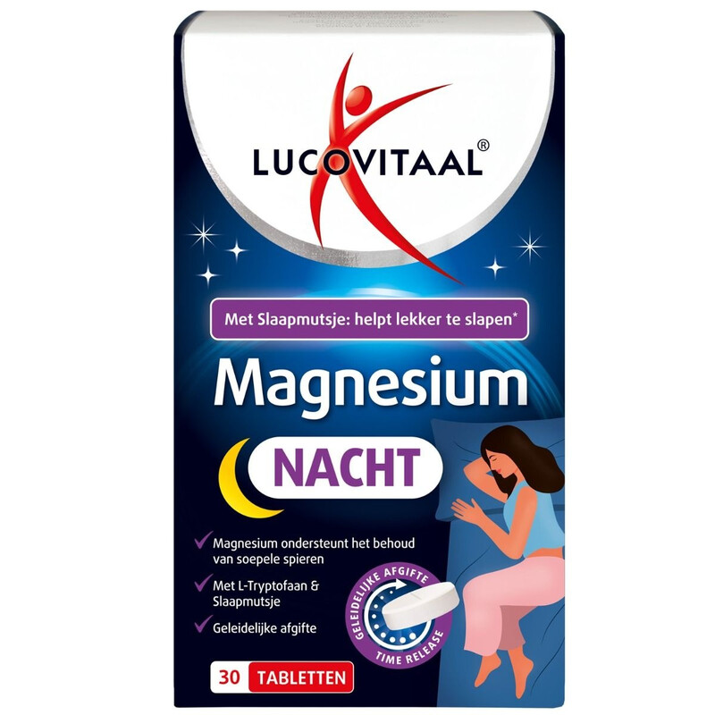 Lucovitaal Magnesium Nacht 30 tabletten