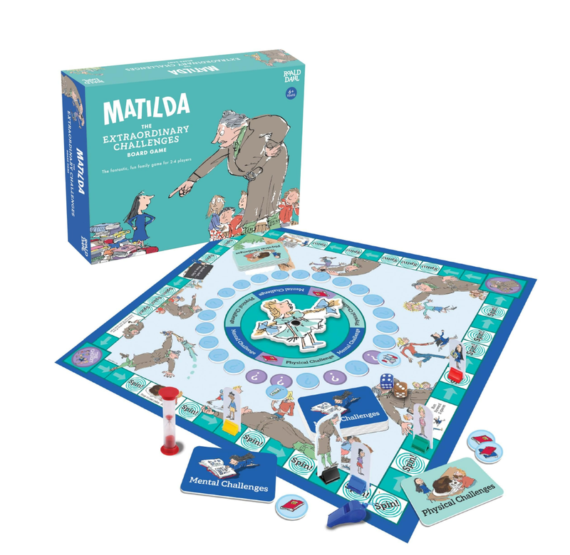 Roald Dahl's Matilda Board Game | Family Adventure Game Based on the Beloved Children's Book and Movie