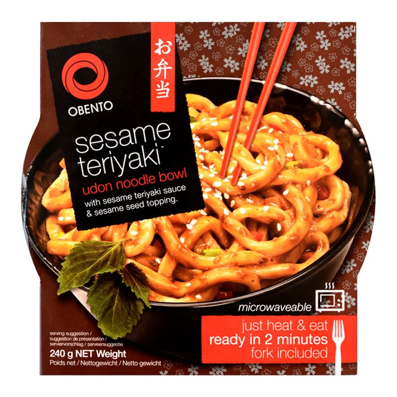 Obento sesam teriyaki udon noedelkom 240 g