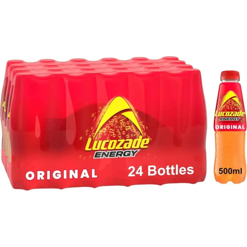 LUCOZADE ENERGY DRINK ORIGINAL PET 500 ML *24