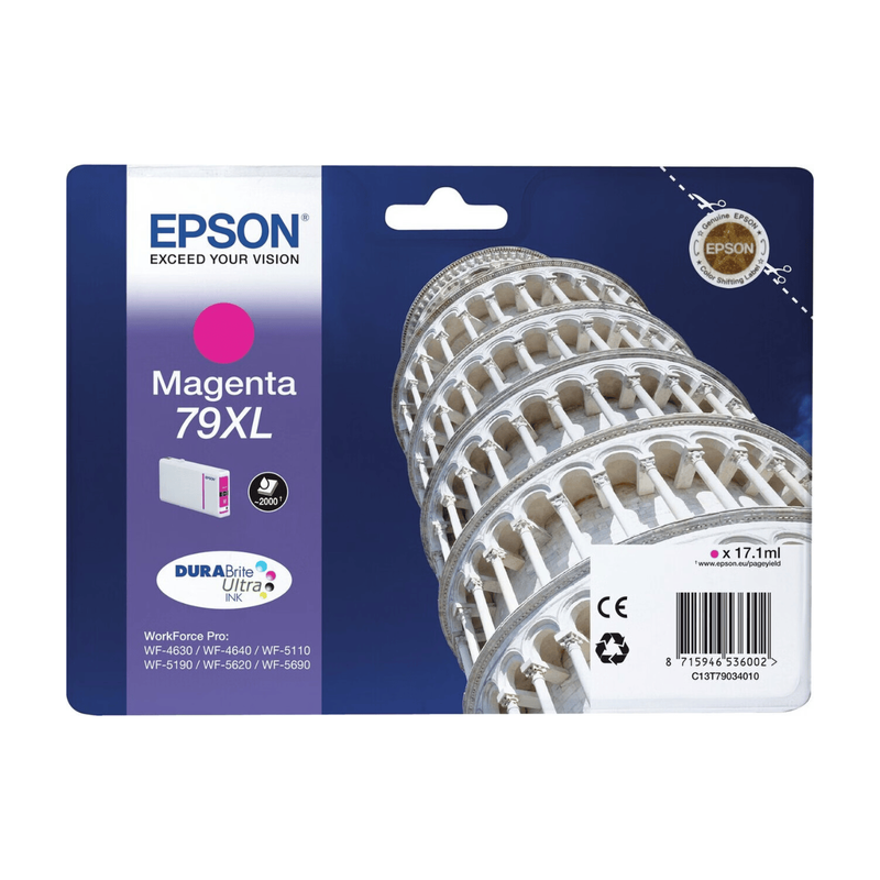 Epson Tower of Pisa magenta 79XL DURABrite Ultra inkt, enkelverpakking