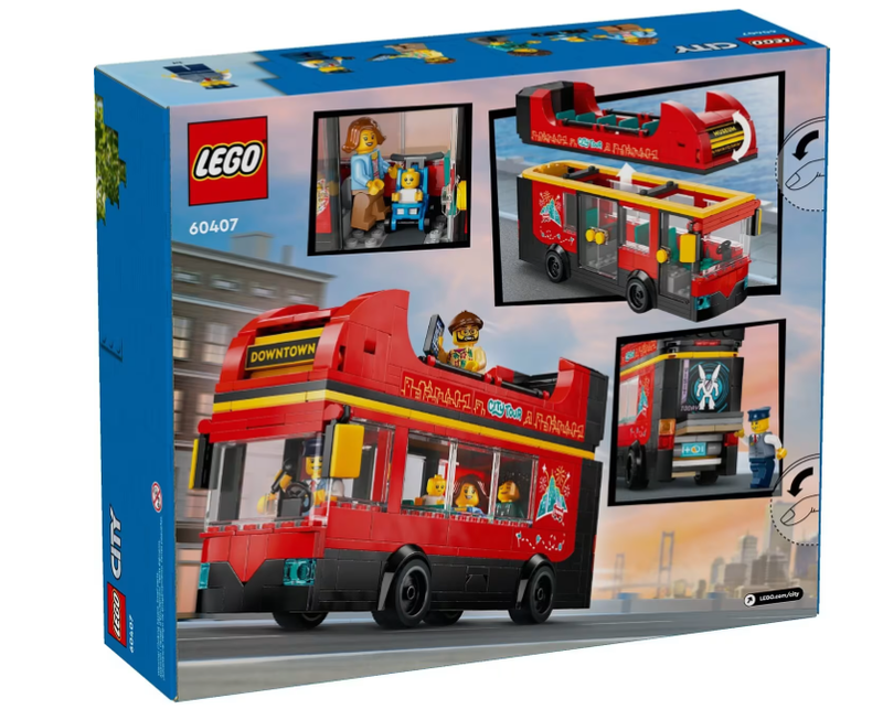 LEGO City Super Véhicules 60407 Le bus rouge à deux étages