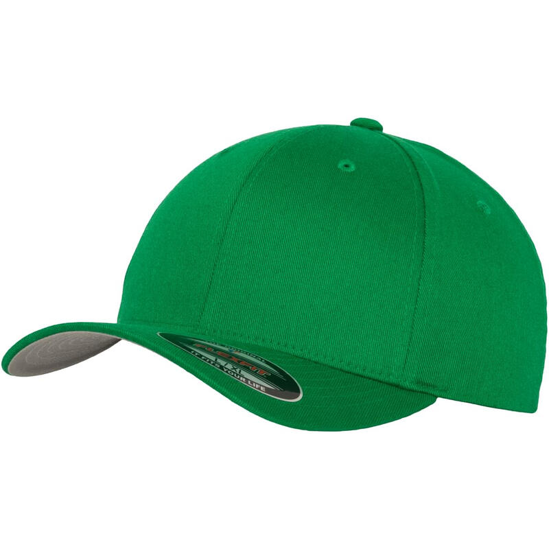 Flexfit Wooly Combed Cap Pfeffergrün XXL