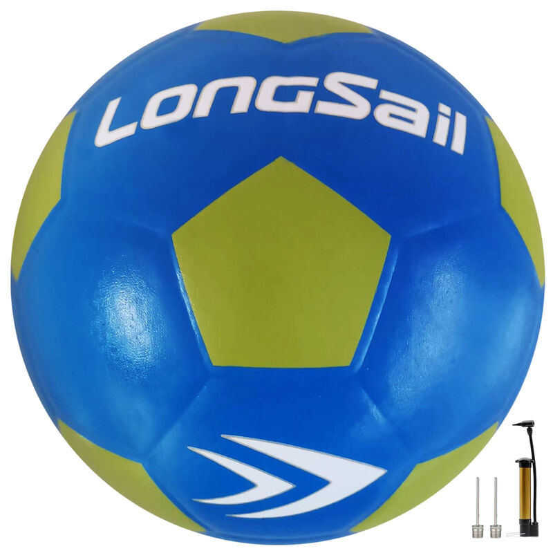 High-quality rubber soccer Size4#Blue/Green