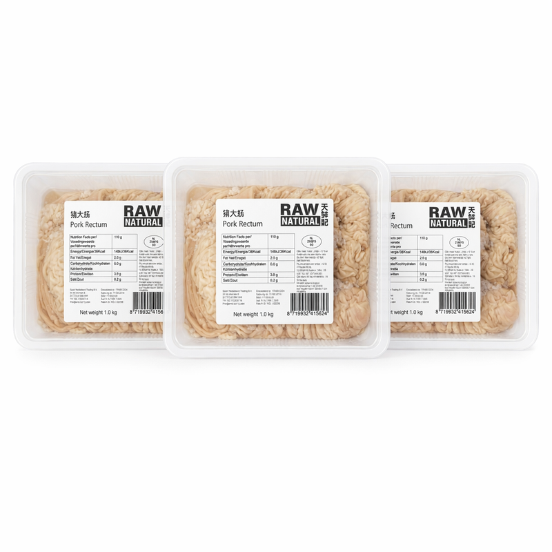 Rauw natuurlijk varkensdarm – 3 x 1 kg