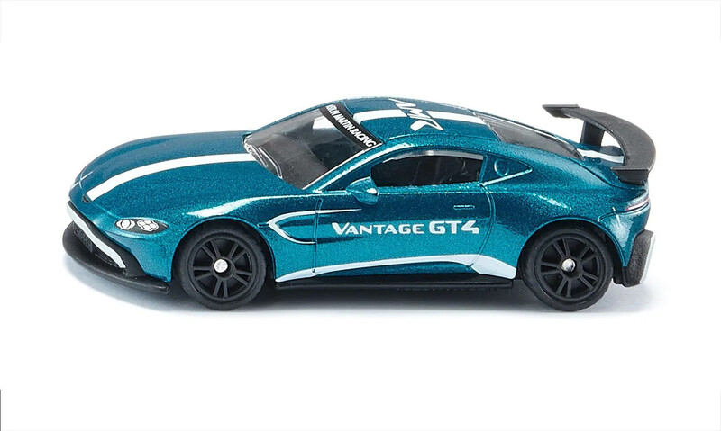 Siku Aston Martin Vantage GT4 speelgoedauto - blauw metallic, gedetailleerd ontwerp