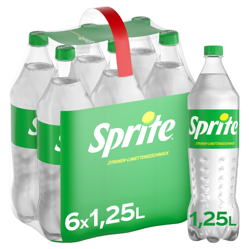 Sprite Zitronenlimonade 6 x 1,25 L