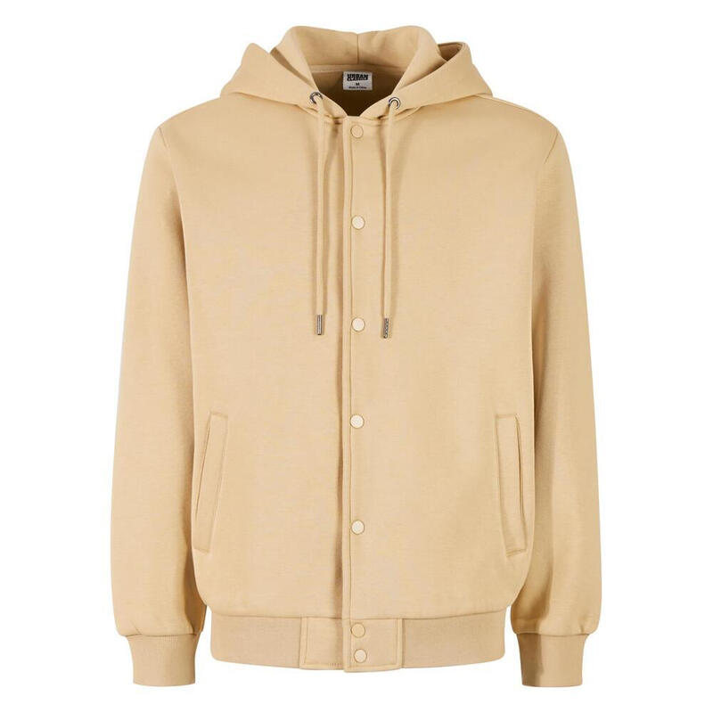 URBAN CLASSICS Veste à capuche en polaire duveteuse Union Beige M