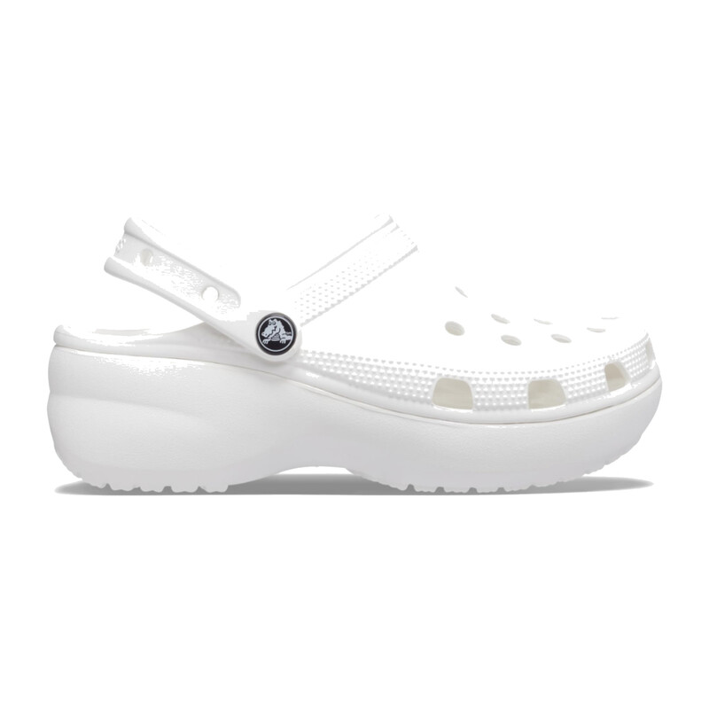 Crocs Classic Platform Clog Damen Weiß