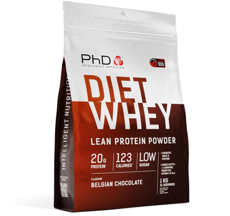 Phd Nutrition Phd Diet Whey Protein Nutrition Powder Belgian Chocolate Flavour - 1Kg
