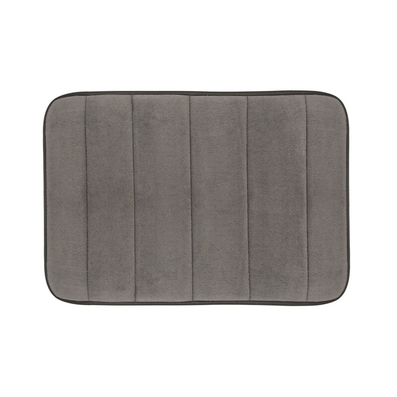 Bath Mat Memory Foam Charcoal 40x60cm