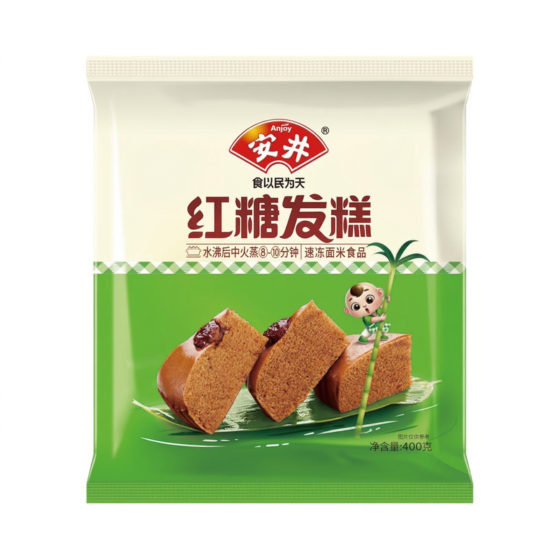 Anjoy Brown Sugar Steamed Rice Cake 400G
