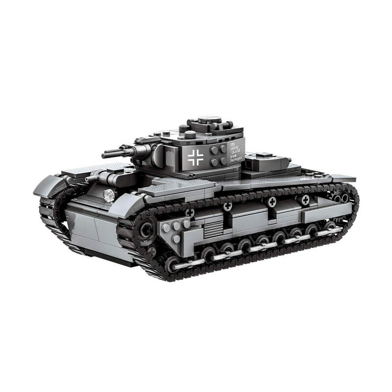 WANGE NBFZ Heavy Tank 673 Pcs Building Blocks Set for Hobby Builders