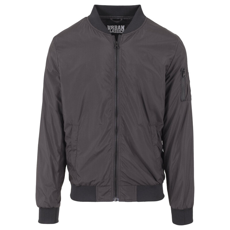 Urban Classics Light Bomber Jacket schwarz