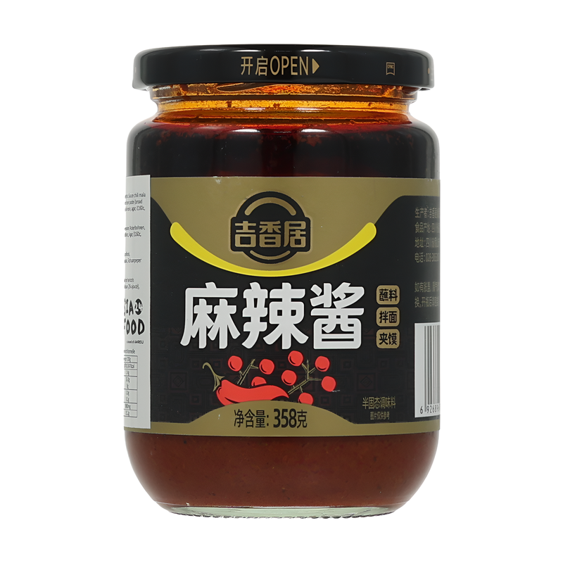 Ji Xiang Ju Mala (Sichuan-Pfefferkorn & Chili) Sauce 358 g
