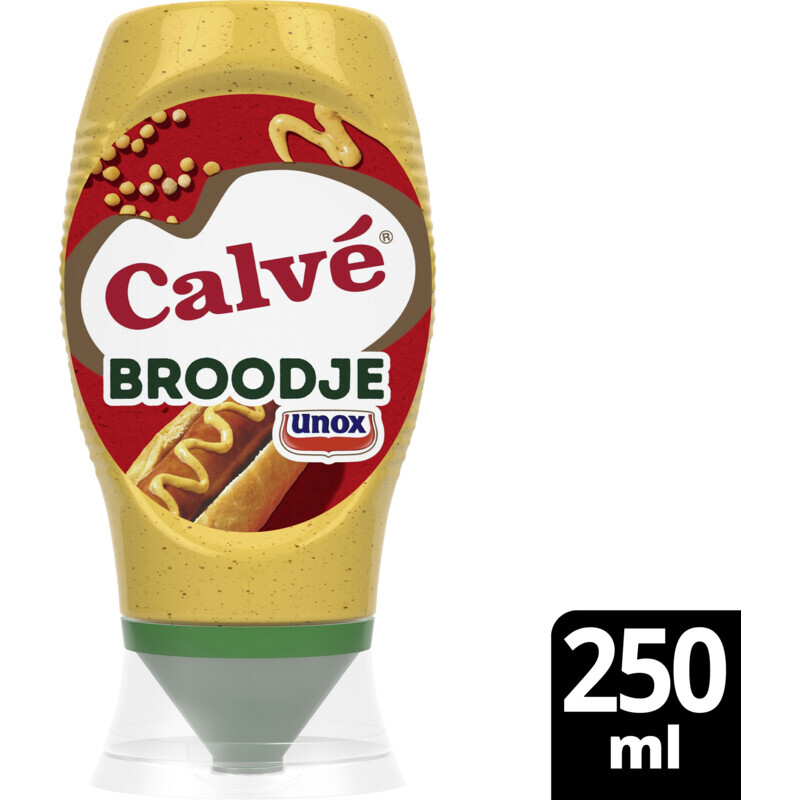 Calve Honing Mosterdsaus - 250 ml, Vegetarisch