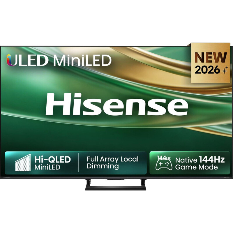Hisense Schwarz 85E8s 85 Zoll 4K Ultra Hd Mini-Led Smart-Tv, 144 Hz Bildwiederholfrequenz, Vidaa, Dolby Vision Iq & Atmos,